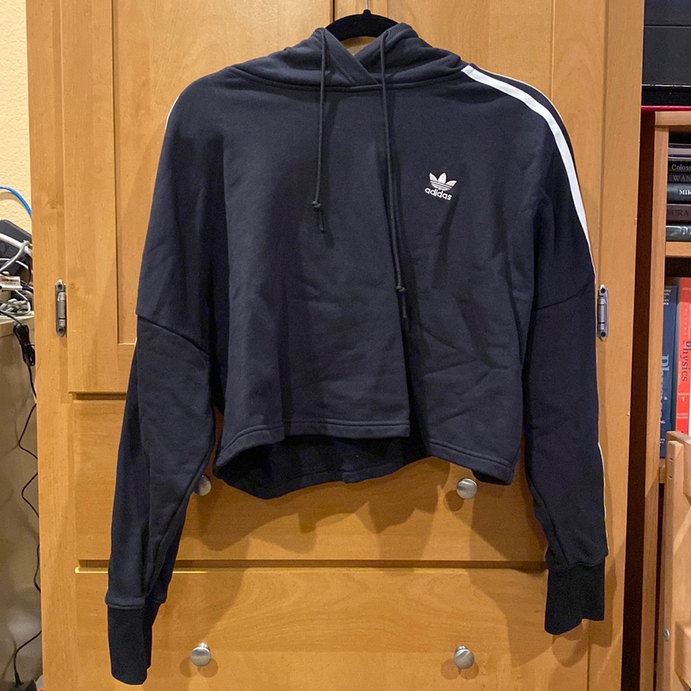 Cropped Adidas hoodie